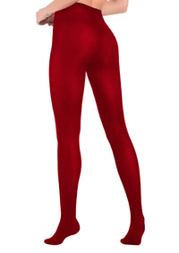 Media Pantalón Tight Opaca Rojo