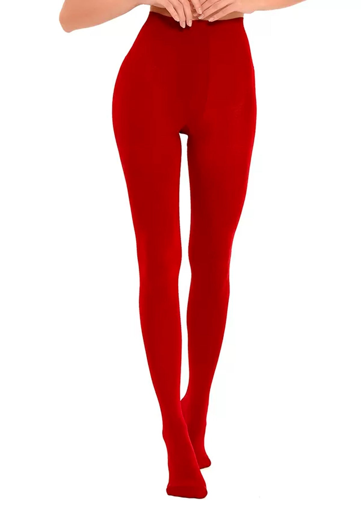 Media Pantalón Tight Opaca Rojo