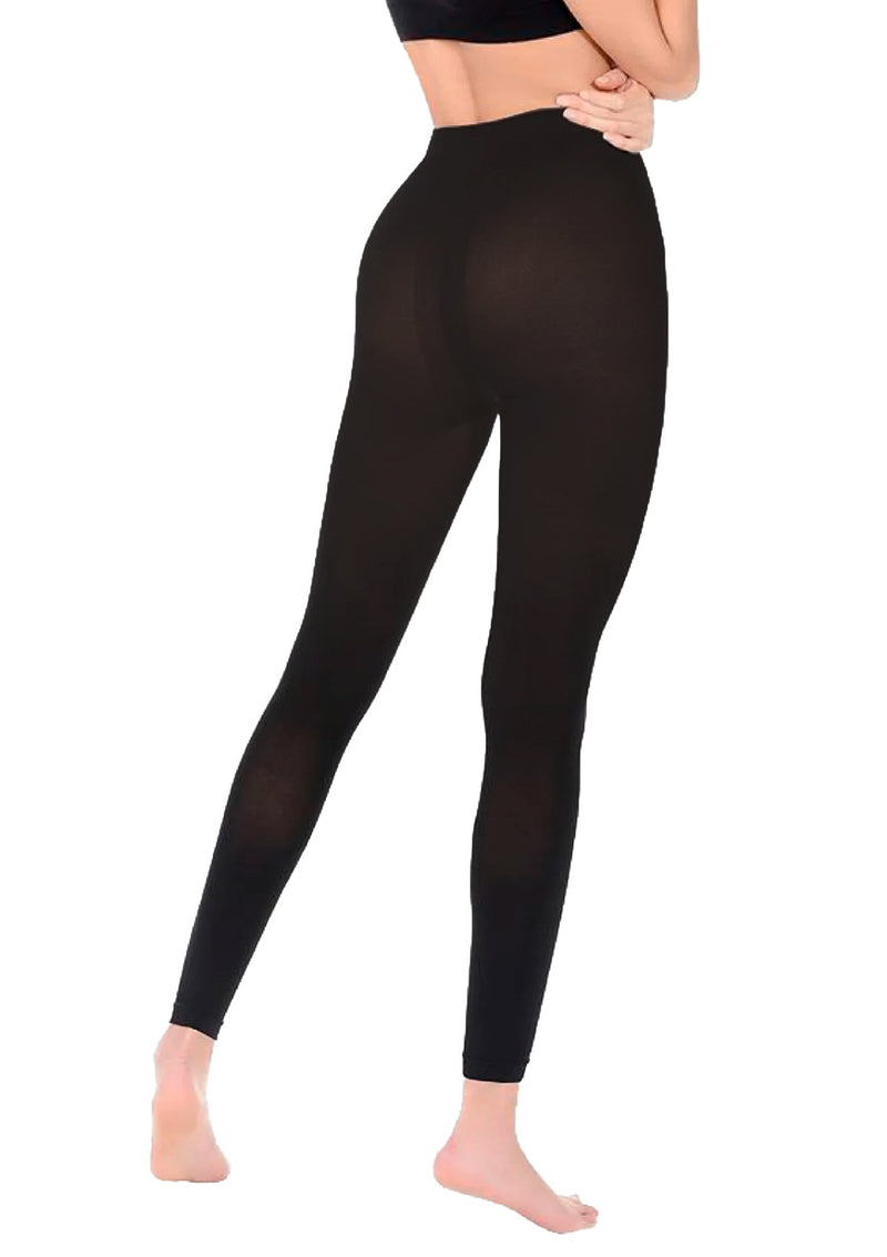 Leggins Interior Opaco Negro